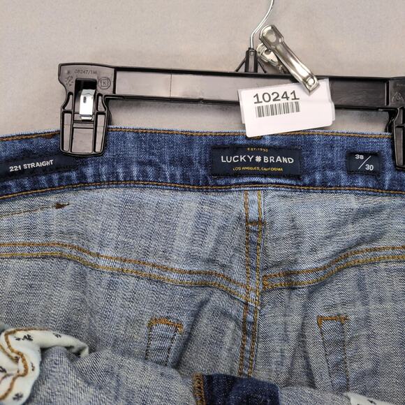 Lucky Brand Jeans Men's 38x30 Delo 221 Straight Leg Stretch Denim Relaxed Fit - Picture 9 of 10
